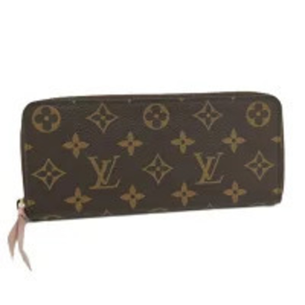 LOUIS VUITTON Portefeuille Clemence Round Zipper Long Wallet Monogram